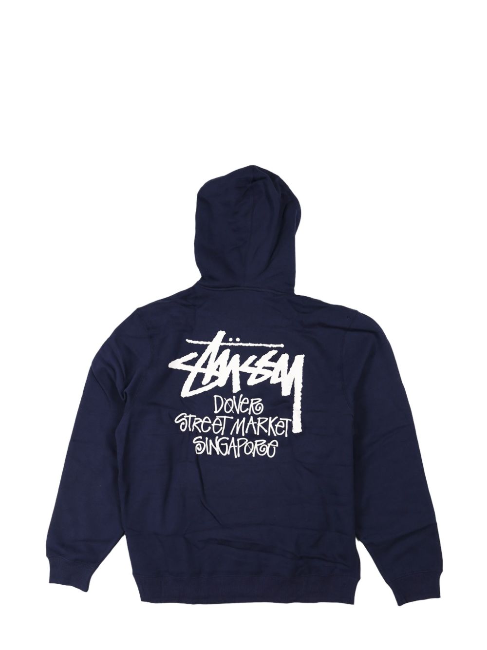 Stüssy logo-print hoodie - Blauw