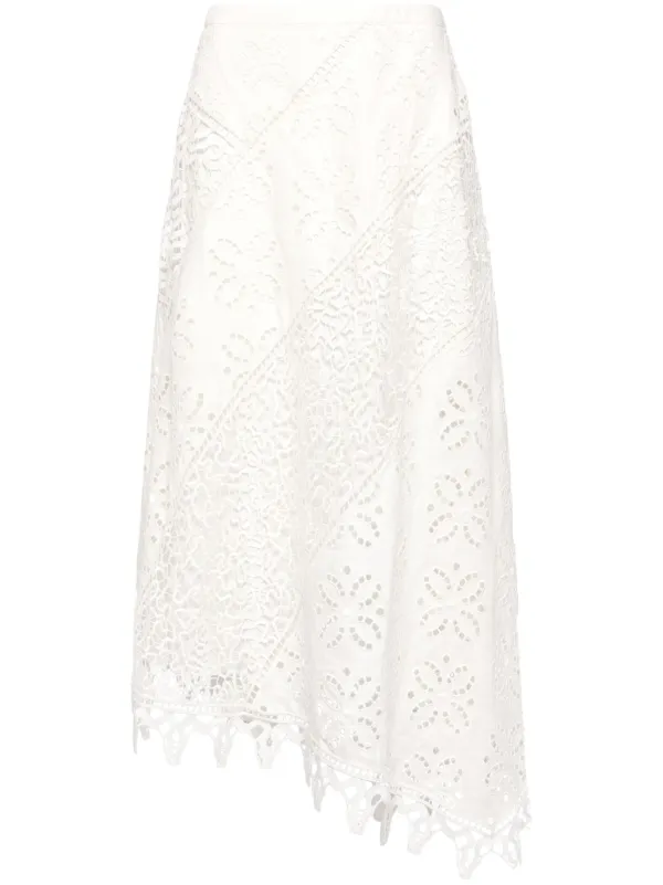 Ulla Johnson Solara Skirt in Neutrals