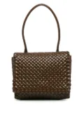Bottega Veneta Pre-Owned 2012-2023 Intrecciato Patent Patti shoulder bag - Brown