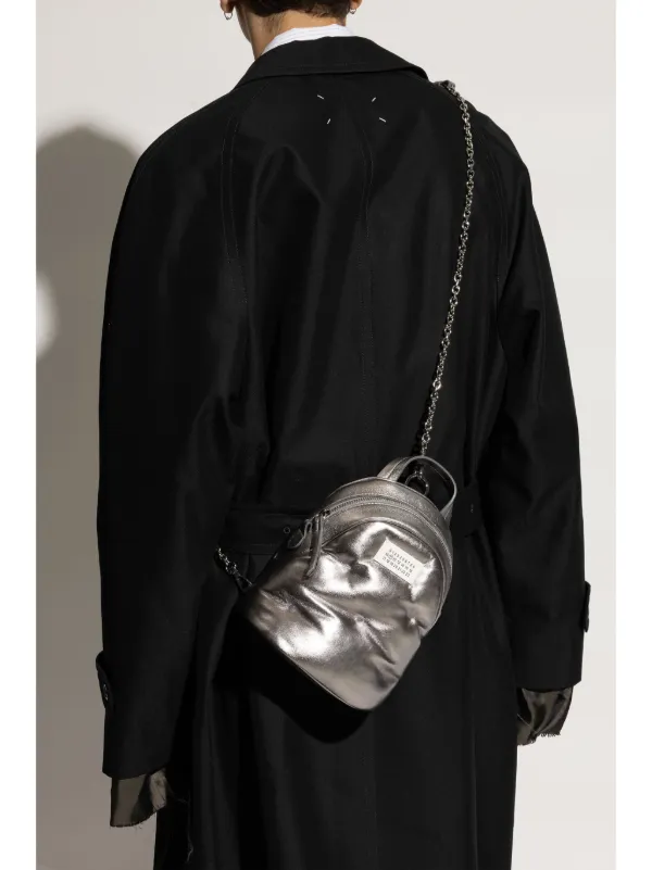 MAISON MARGIELA｜BACKPACKS (Glam Slam Backpack (S56WA001 Maison Margiela Glam Slam Backpack | Silver | FARFETCH