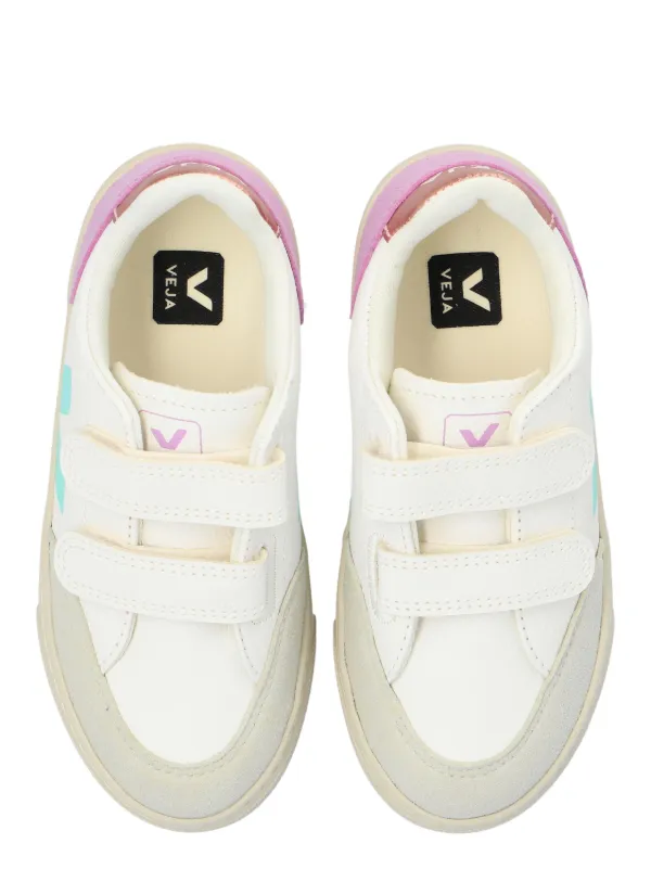 VEJA Kids V-12 Leather Sneakers | White | FARFETCH