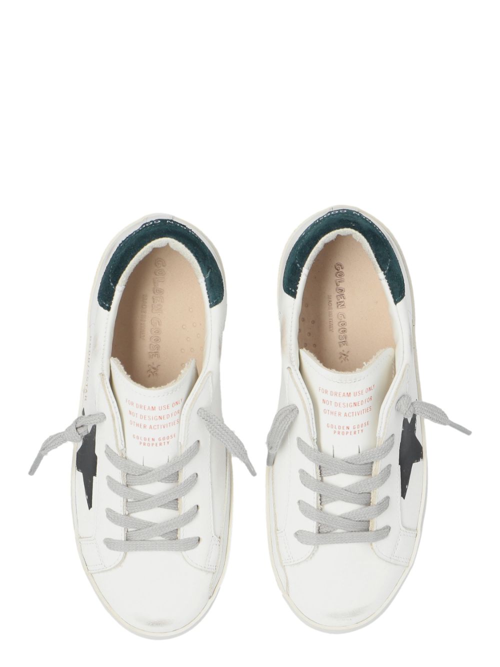 Golden Goose Kids Super-Star Penstar leren sneakers Wit