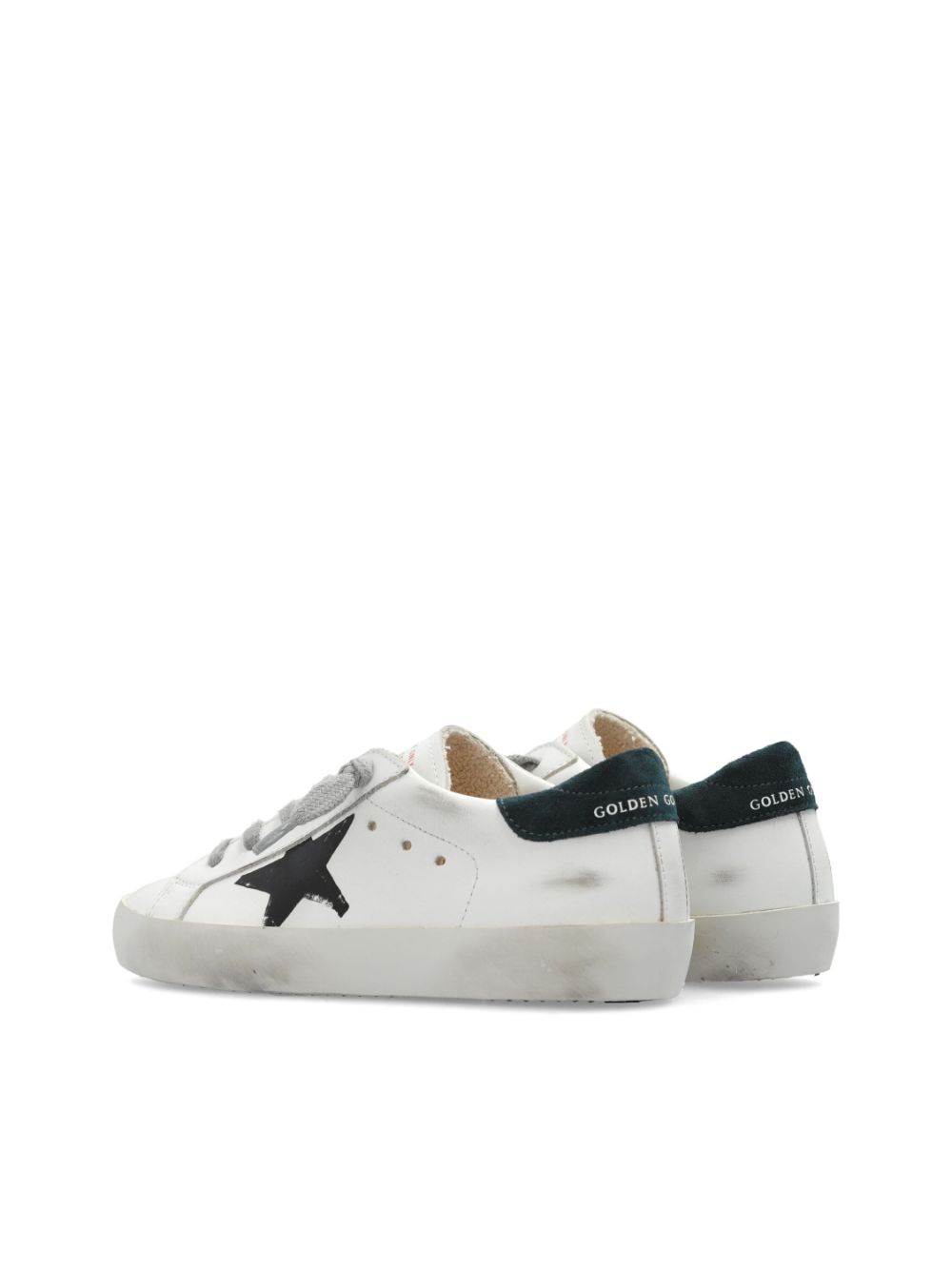 Golden Goose Kids Super-Star Penstar leren sneakers Wit