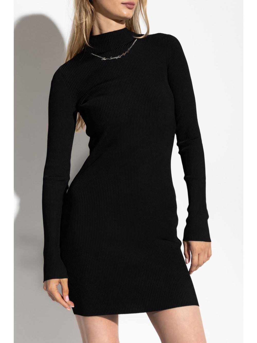 Shop Diesel M-ango-ls Dress In Black