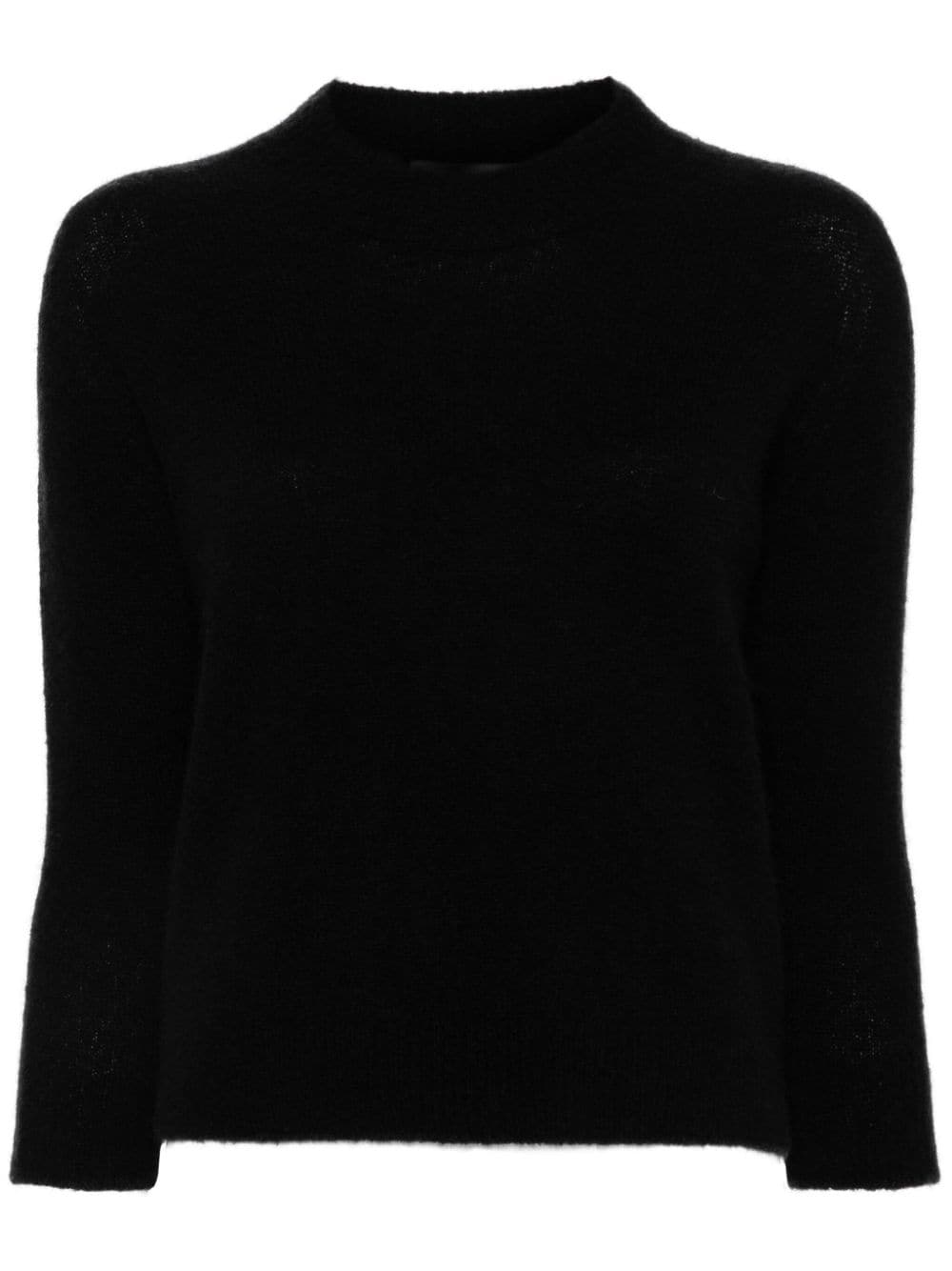 Shop Roberto Collina Brushed Sweater In Black