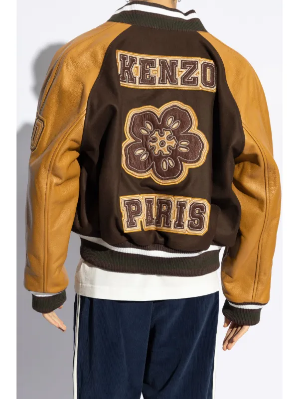 Kenzo Boke Flower ジャケット | ブラウン | FARFETCH JP
