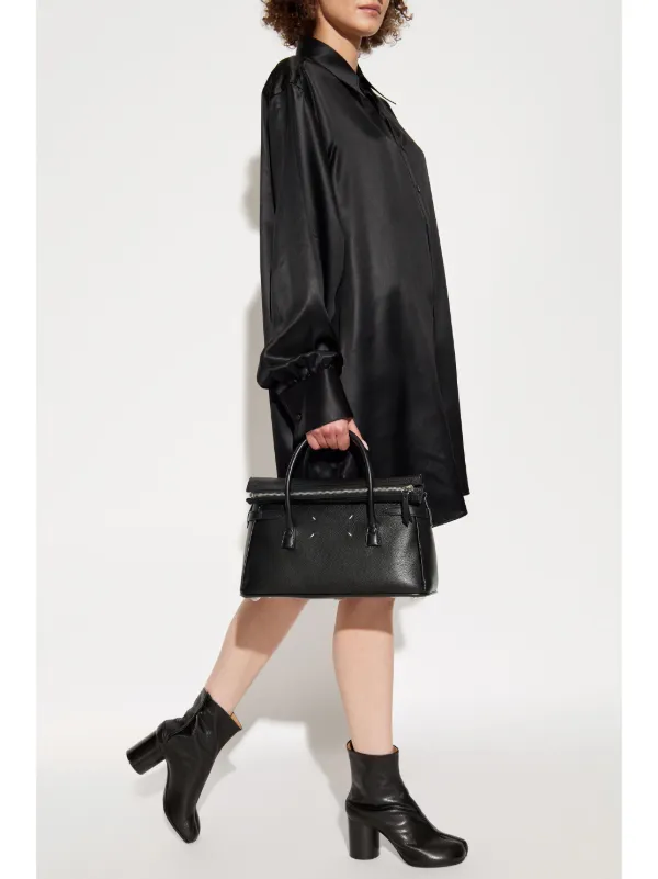 Maison Margiela four-stitch Logo Shirt | Black | FARFETCH RO