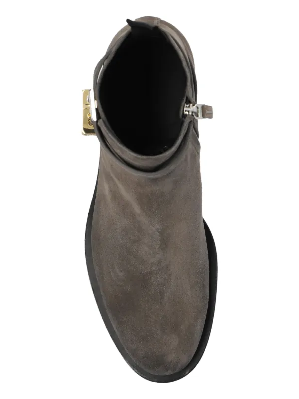 Givenchy Lock Ankle Boots | Grey | FARFETCH