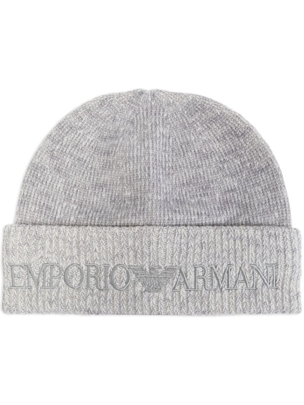 Emporio Armani Muts met logo Grijs