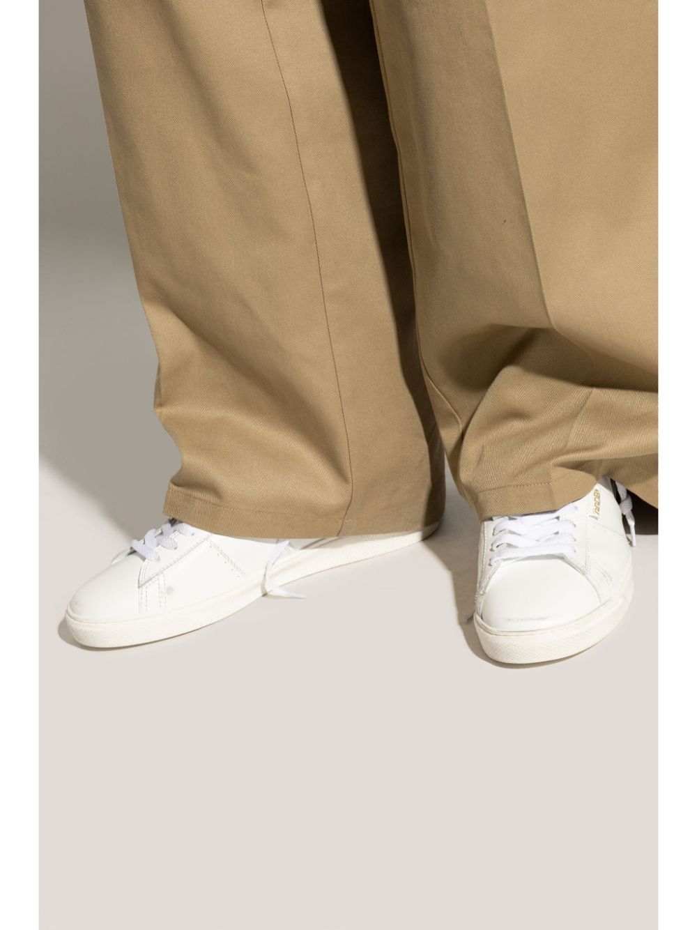 Shop Golden Goose Matchstar Sneakers In White