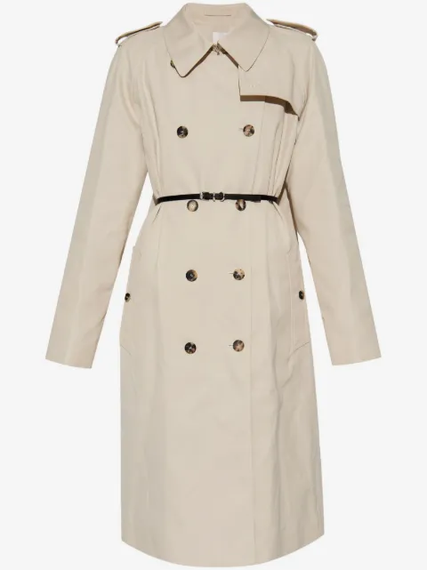 Givenchy belted double-breasted trench coat 