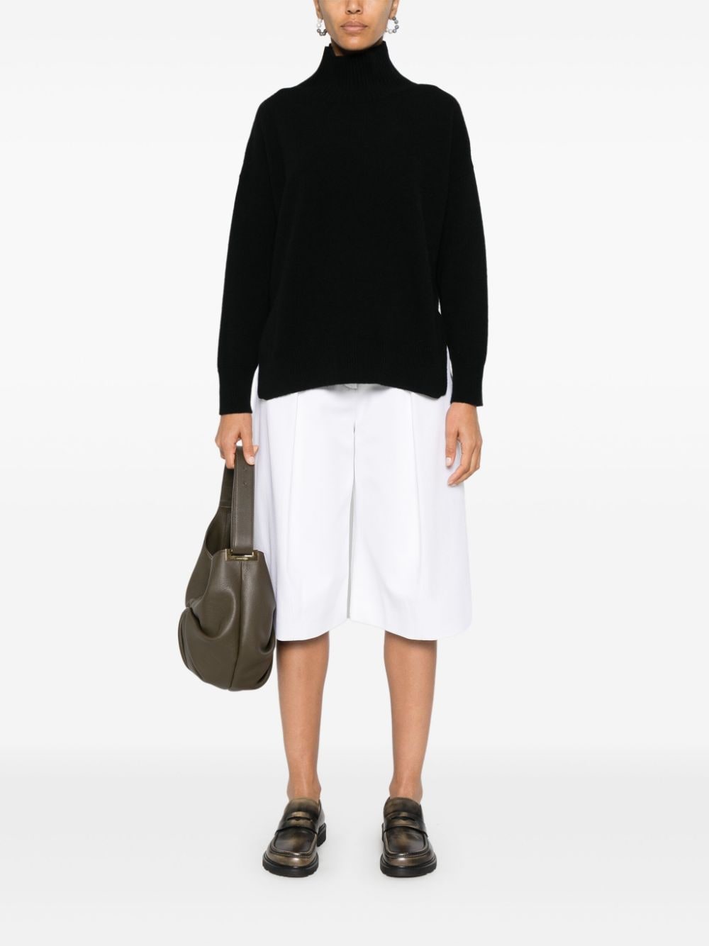 Roberto Collina high-neck sweater - Zwart