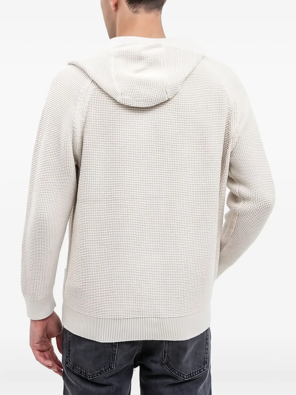Calvin Klein Hoodie met logopatch Beige