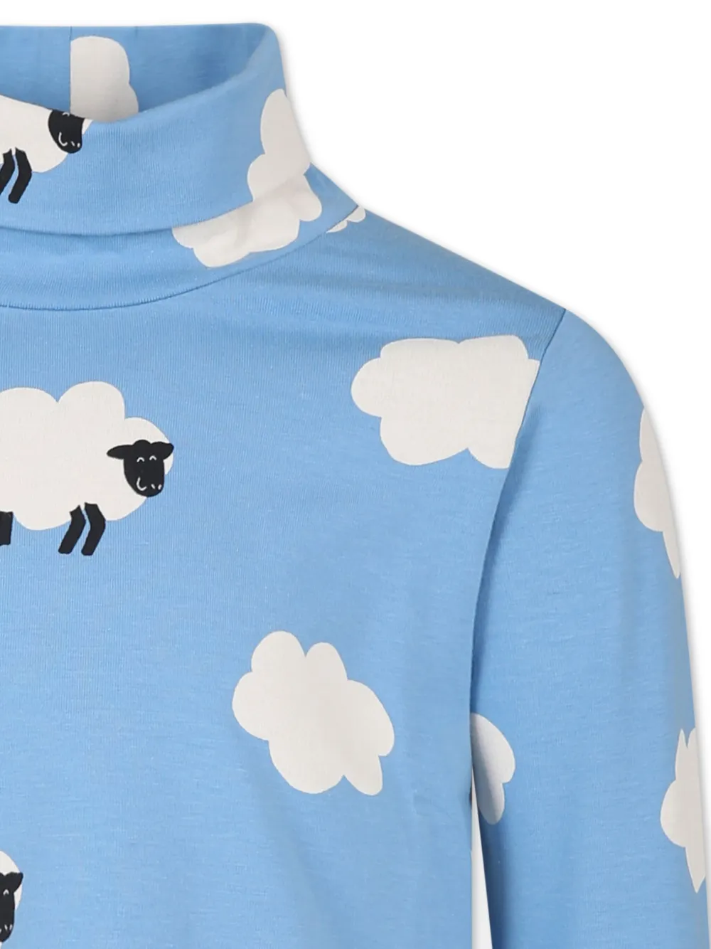 Stella McCartney Kids T-shirt met print Blauw