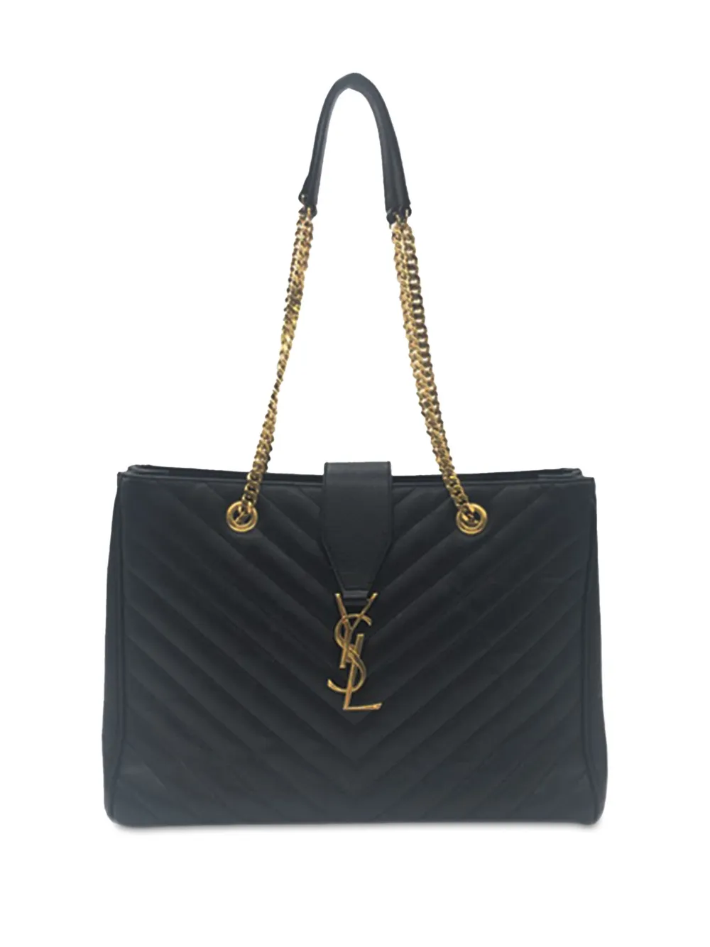 Saint Laurent Pre-Owned 2012-2020 Quilted Grain De Poudre Monogram 