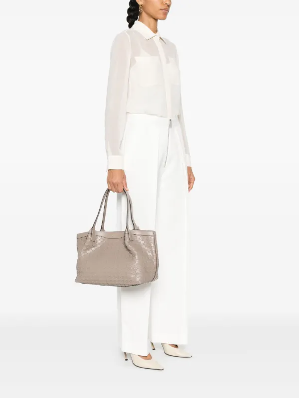 Serapian Small Secret Mosaico Tote Bag | Neutrals | FARFETCH