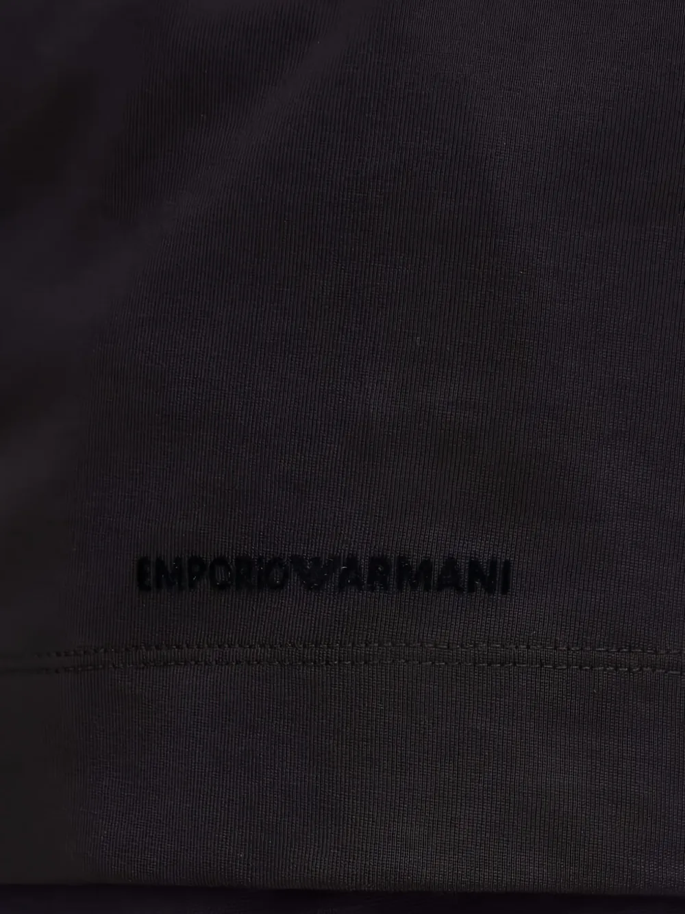 Emporio Armani Katoenen T-shirt Zwart