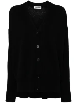 Prada Cashmere Cardigan | Black | FARFETCH
