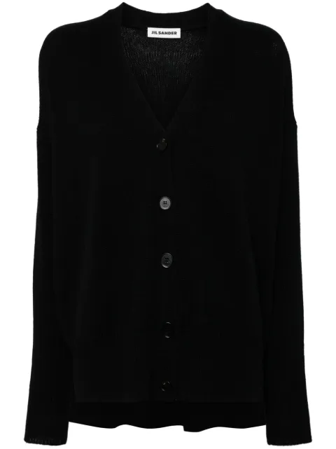 Jil Sander كارديغان كشمير برقبة V