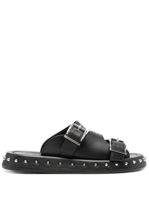 Alexander McQueen buckle leather sandals Women