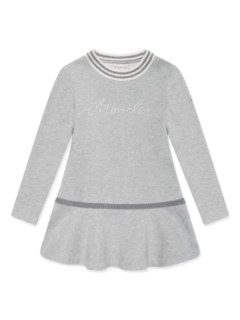 Moncler Enfant logo-embroidered dress