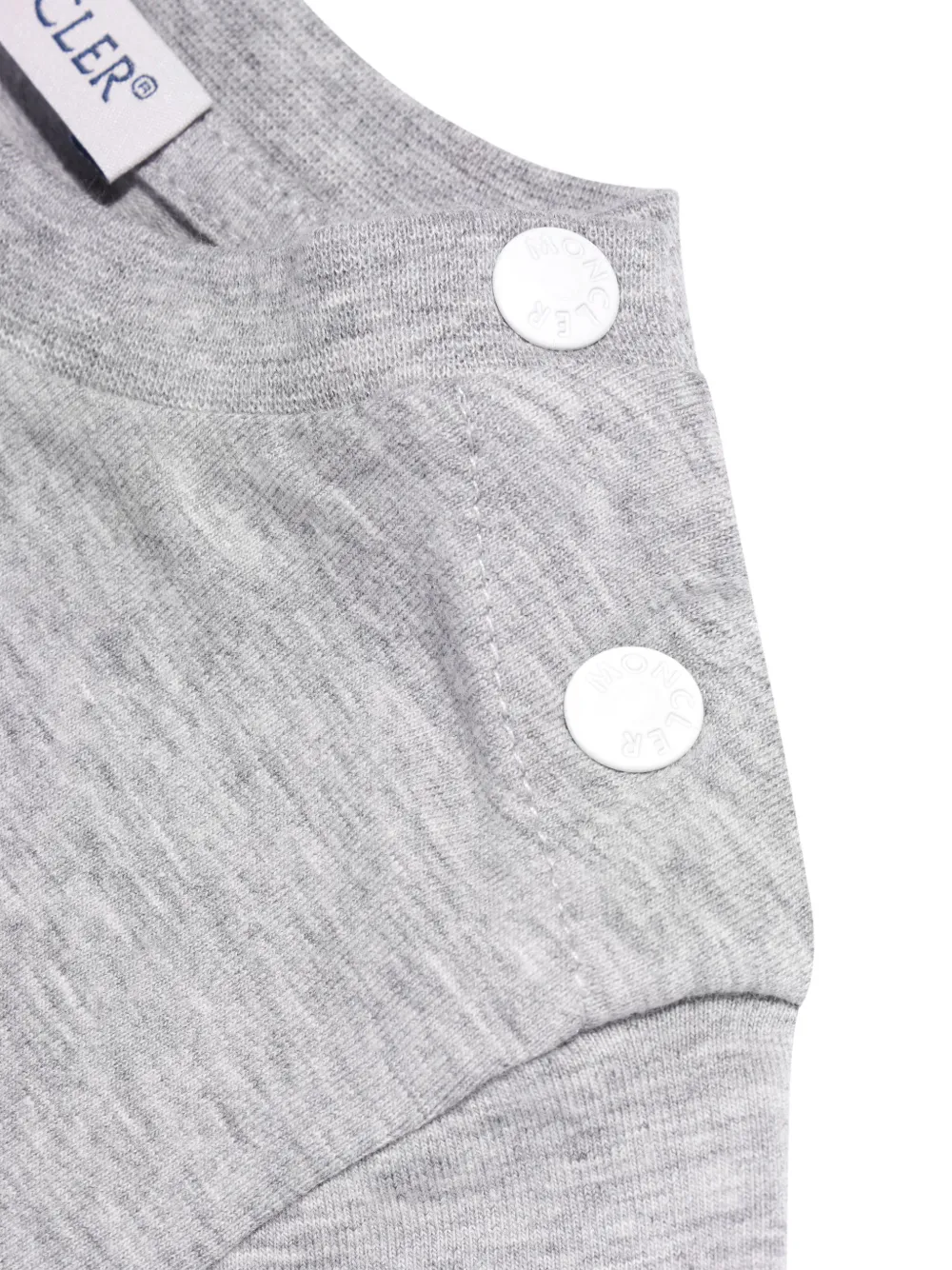 Moncler Enfant T-shirt met logo Grijs