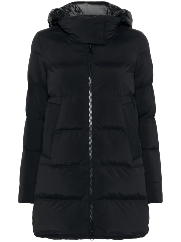 PEUTEREY レディース　レザージャケット38 Peuterey ロゴ ジャケット | ブラック | FARFETCH JP