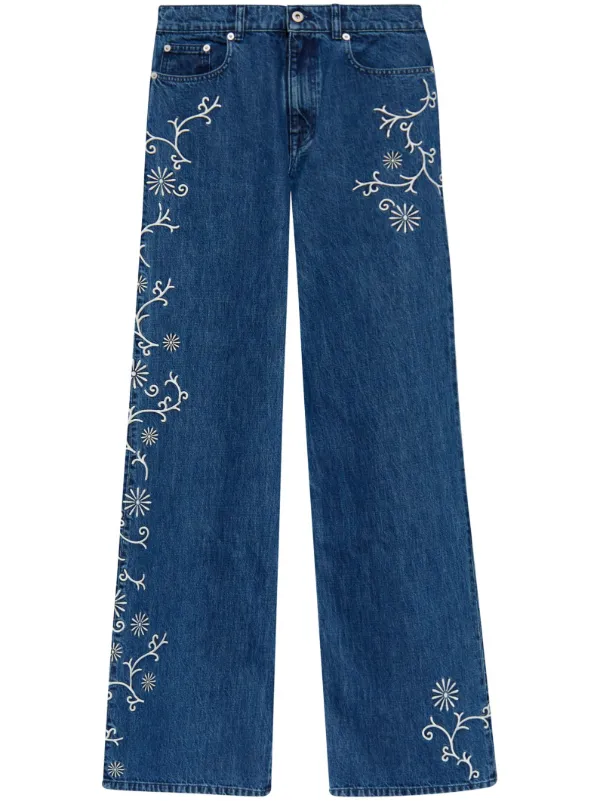 Kenzo ワイドジーンズ | ブルー | FARFETCH JP
