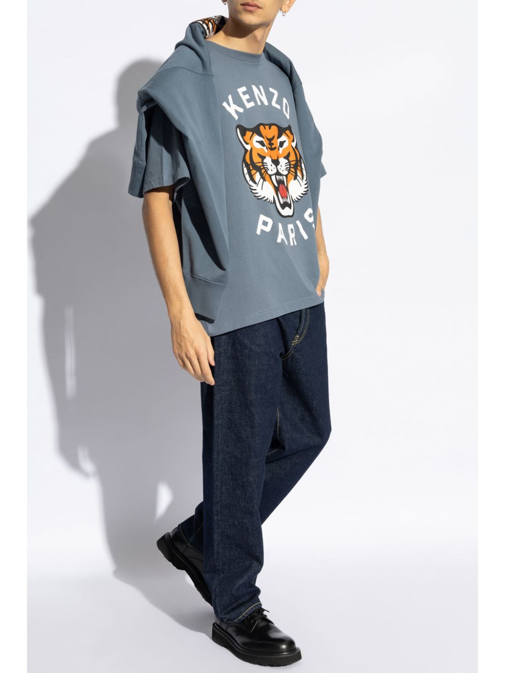 Kenzo Lucky Tiger T-shirt - Blauw