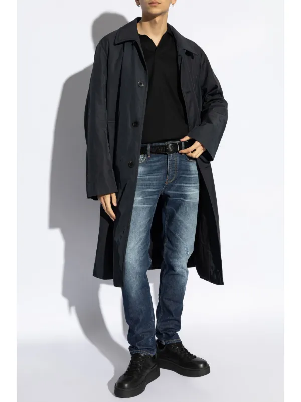 Emporio Armani Washed Effect Jeans | Blue | FARFETCH
