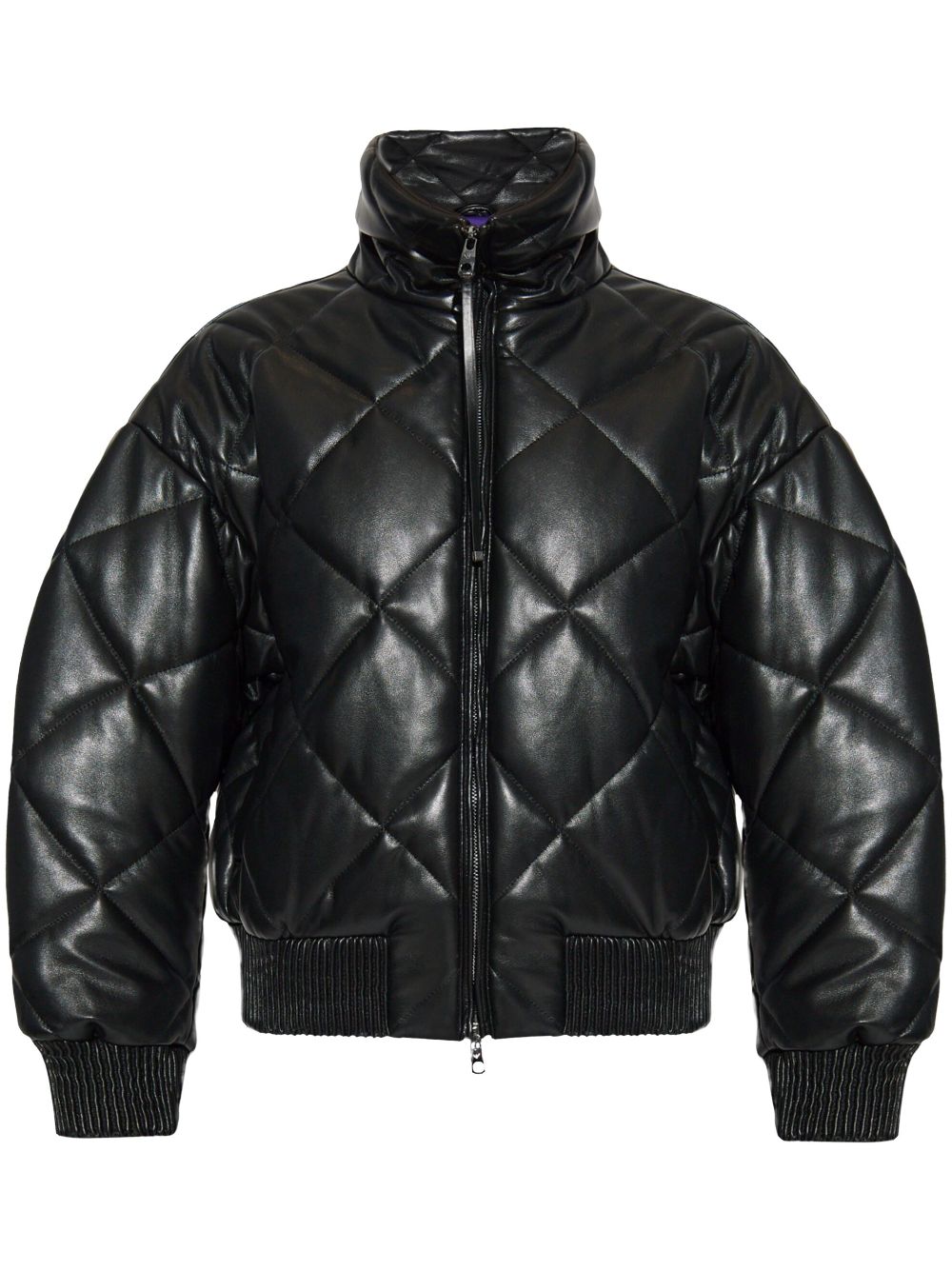 Emporio Armani quilted puffer jacket - Nero