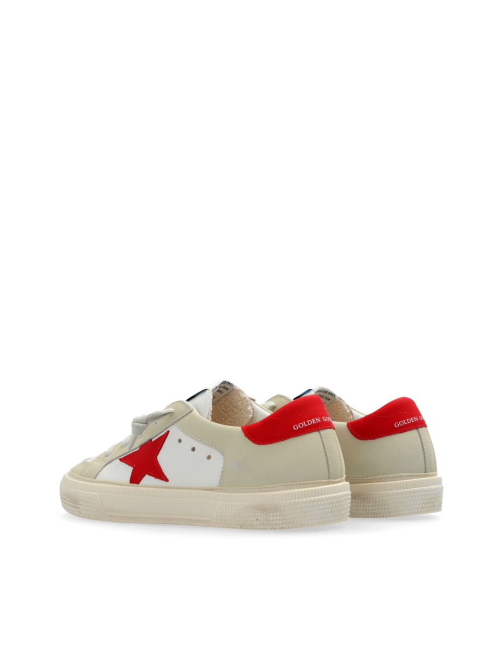 Golden Goose Kids Super-Star Penstar leren sneakers Wit