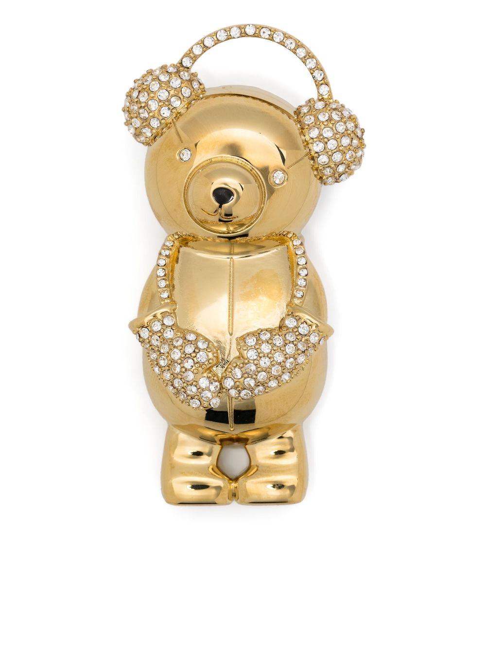 Max Mara teddy bear metal brooch Women