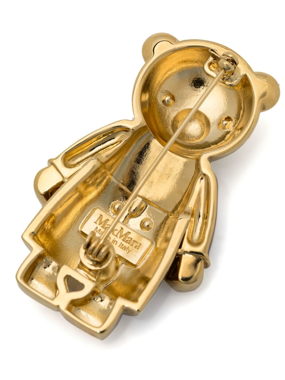 Max Mara Teddy Bear metalen broche - Goud