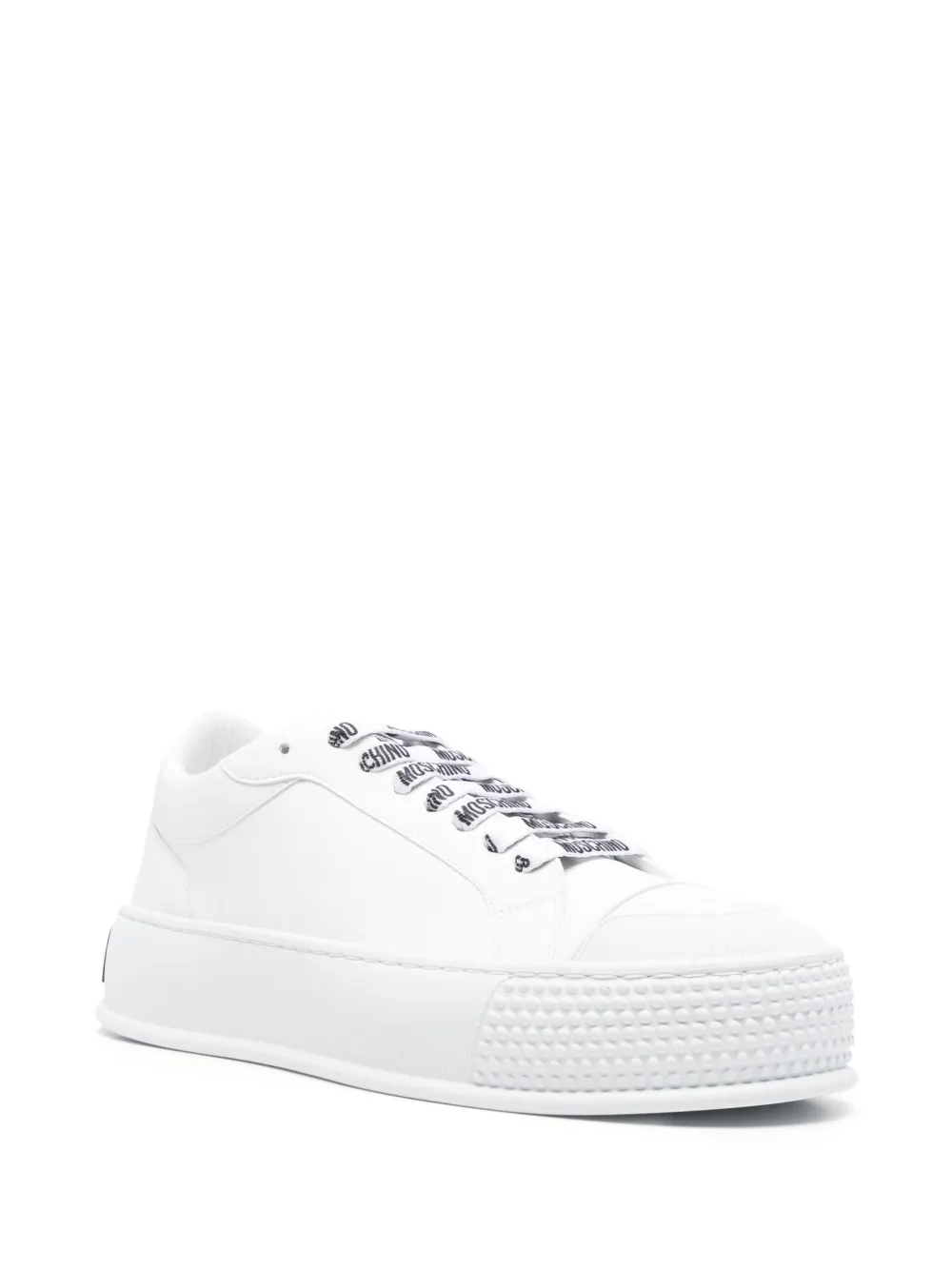 Moschino Bumps & Stripes sneakers - Wit