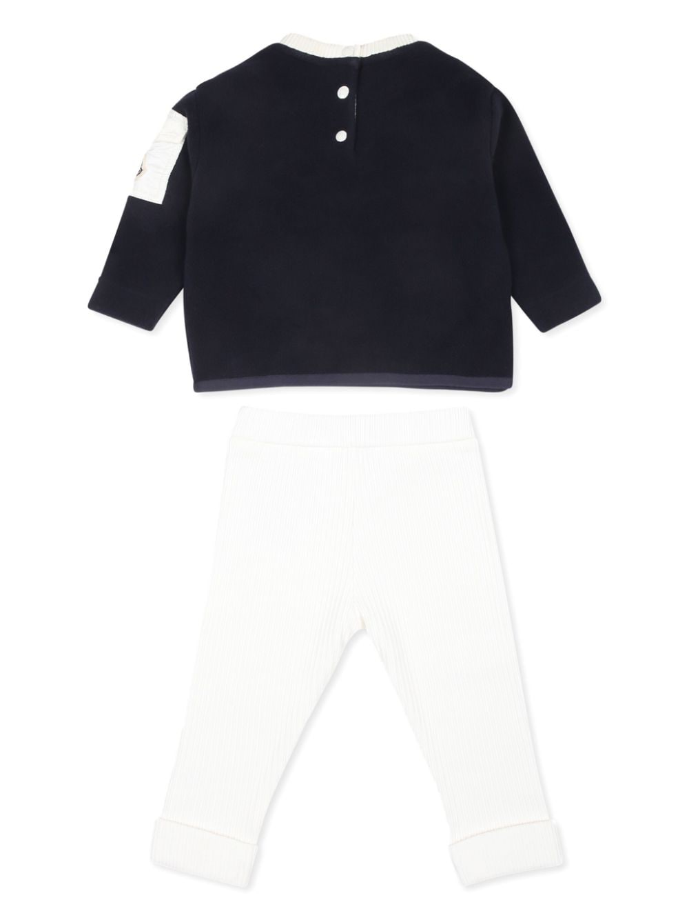 Moncler Enfant two-tone tracksuit set - Blauw