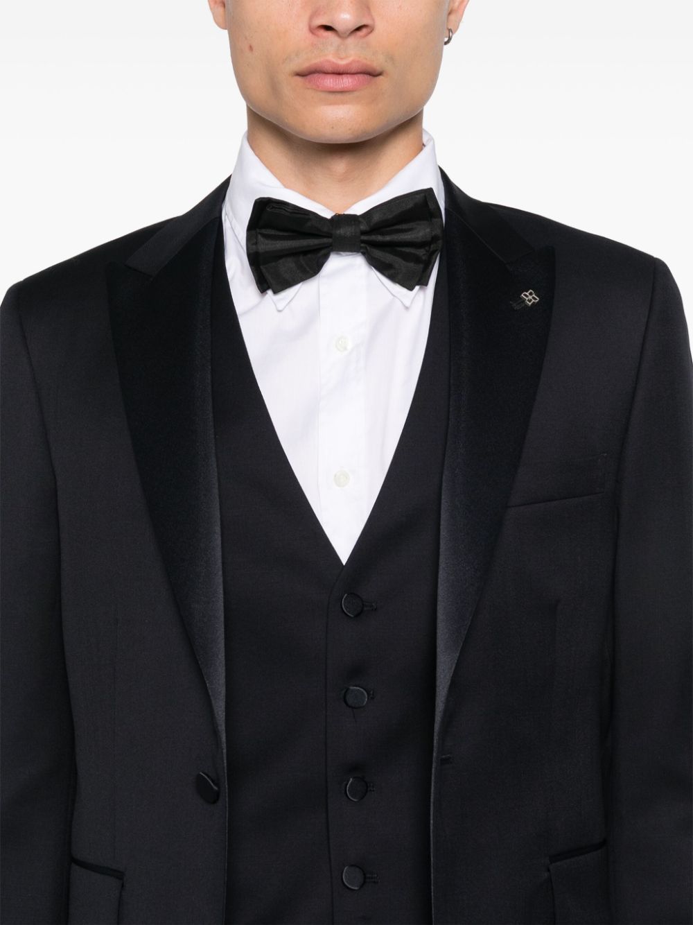 Tagliatore satin-trim dinner suit Men