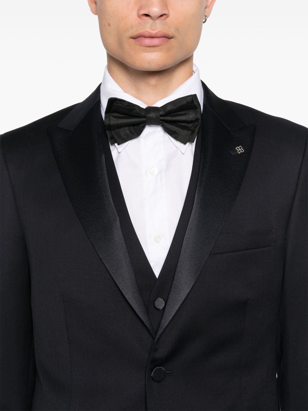 Tagliatore satin-trim dinner suit Men