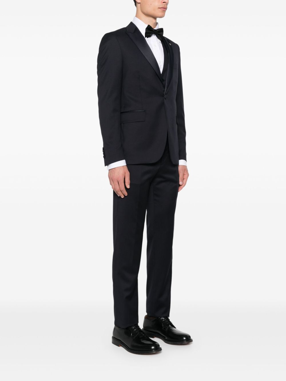 Tagliatore satin-trim dinner suit Men