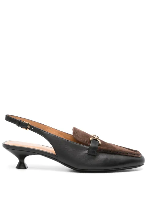 Tod's zapatillas con dije del logo y tacón de 35mm