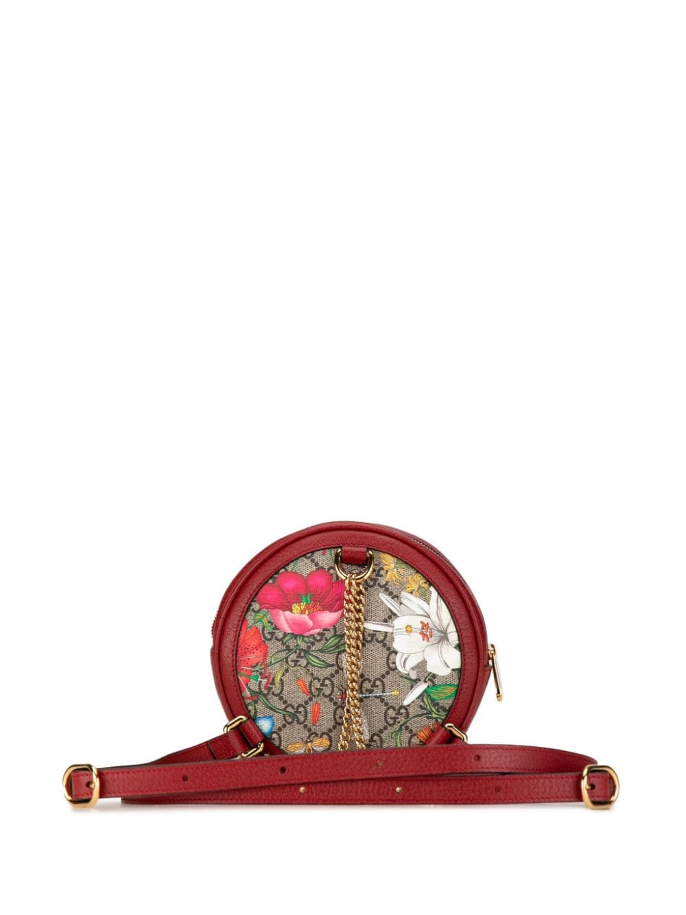 Gucci Pre-Owned 2016-2023 GG Supreme Flora Ophidia backpack - Rood