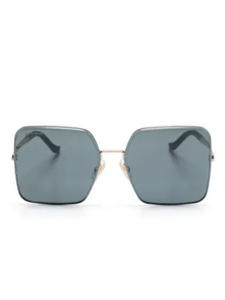 Etro Luxury Sunglasses. Etro Bold Pegaso Curved Acetate Sunglasses | Neiman Marcus main image 2