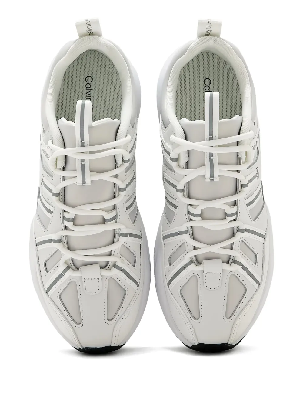 Calvin Klein Jeans Sneakers met logoprint Wit