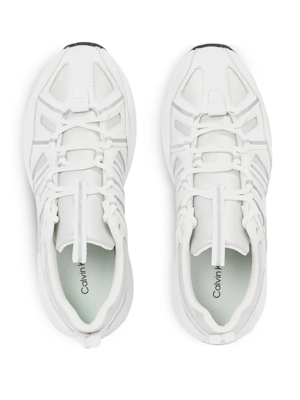 Calvin Klein Jeans Sneakers met logoprint Wit