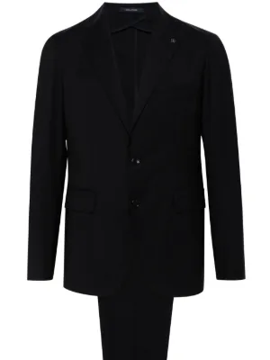 TAGLIATORE スーツ 48/7 R Tagliatore Wool double-breasted Suit | Black | FARFETCH