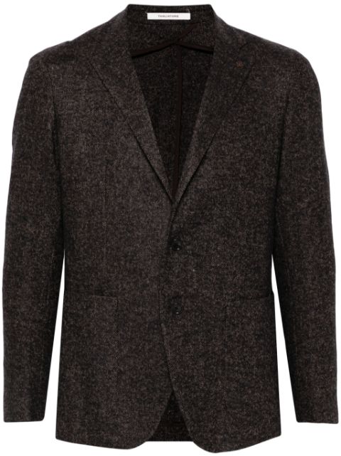 Tagliatore logo-plaque blazer Men