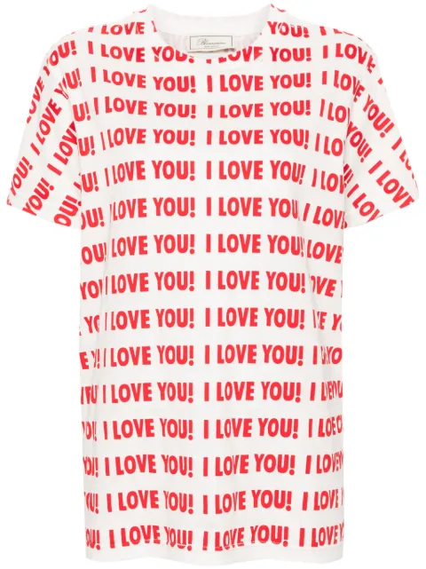 Blumarine slogan-print T-shirt