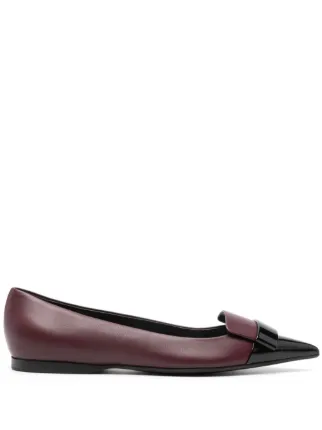 Sergio Rossi sr1 フラットシューズ | レッド | FARFETCH JP