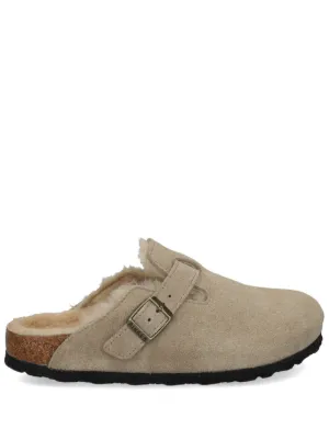 Birkenstock Boston スエードサンダル | ブラウン | FARFETCH JP