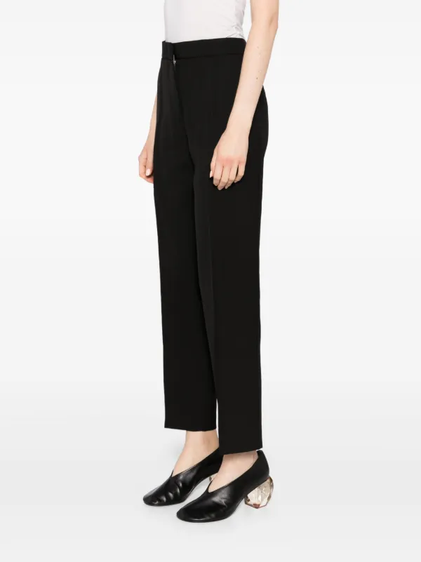 Jil Sander straight-leg high-waist Trousers | Black Jil Sander straight-leg high-waist Trousers | Black